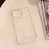 Soporte Magnético Suave y Lindo de Gato 16Promax Transparente Funda para Teléfono Móvil Iphone17 Adecuado para 14 Anticaídas 11 Original 18