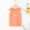 Chaleco de Algodón para Niños Camisola de Verano para Niñas Pijama para Bebé Ropa sin Mangas de Dibujos Animados Moderna para Niños