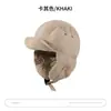 Gorro Estilo Lei Feng Relleno de Plumas para Mujer, Gorro de Invierno con Forro de Felpa Añadido para Calidez, Gorro de Montañismo Protector de Orejas, Gorro de Nieve Cortavientos para Ciclismo al Aire Libre para Hombres