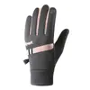 Luvas de Inverno para Homens e Mulheres, Veludo, Quentes, Tela Sensível ao Toque, Antiderrapantes, à Prova de Vento e Frio, Para Andar de Bicicleta Elétrica, Dirigir, Esqui Aquático ao Ar Livre