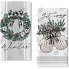La Toalla de Cocina Navideña Más Popular de Amazon con Estampado de Enano y Muñeco de Nieve Decoración Navideña Trapo de Cocina Toalla de Cocina