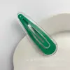 Pinzas para el Cabello de Colores Dulces Pinzas Bb para Niños, Lindos Pasadores Metálicos de Gota de Agua, Pasadores para Flequillo Lateral, Pinzas para el Cabello de Alta Gama para la Parte Posterior de la Cabeza