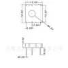 Base de inductor 126, base 126, BASE, base de anillo magnético 15x15