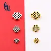 Accesorios de plata de Xizang nudo chino oro plata colgante DIY accesorios para pulsera cuentas de cuentas piezas estilo chino retro tejido