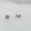 Brincos Divertidos de Dados Personalizados de Alta Qualidade com Rosto Sorridente e Padrão de Três Lados, Design de Nicho, Estilo Doce e Cool
