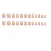 Colección de uñas iluminadora, de lujo ligero, a la moda, deslumbrante estilo francés Ins, dulce y fresca, simple, chic y moderna para el Año Nuevo