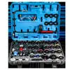 Conjunto de 50 Peças de Ferramentas para Teste de Tanque de Água de Carro e Preenchimento de Fluido Anticongelante, Detector de Vazamento de Tanque de Água de Carro, Ferramentas para Reparo Automotivo Atacado