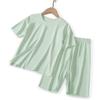 Conjunto de Pijama para Niños Verano Delgado Transpirable Sensación de Hielo Conjunto de Ropa para el Hogar para Niños y Niñas Ropa para el Hogar para Niños para Padres e Hijos