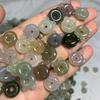 Venta al por mayor de fábrica Jade Hetian material Qinghai Anillo de Tigre accesorios delicados lindos colgante DIY pulsera joyería que combina con todo