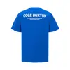 26Ss Transfronterizo Cole Buxton Estampado de Letras Estilo Callejero de Verano Unisex Holgado Casual Pareja Versátil Camiseta de Manga Corta Moderna