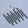 Set de 10 brochas de maquillaje para sombras de ojos, brocha suave para difuminar sombras de ojos, set de brochas de maquillaje para ojos para principiantes