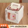 Cajas para Pasteles de 4 Pulgadas con Asas, Cajas de Empaque para Pasteles de Cumpleaños, Cajas de Empaque de 4 Pulgadas para Repostería Mousse Infantil