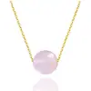 Colar de prata s925 feminino Pérola Zhao Liying mesma joia corrente clavícula ano do porco contas giratórias pedra natural joias de prata
