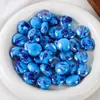Nueva Pieza Ovalada de Cerámica Chapada Colorida Cuentas Espaciadoras Cuentas de Cerámica Pulsera DIY Collar Material de Cuenta Suelta