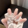 Atmosfera Doce Caneta de Gelo Penetrante Olho de Gato Rosa Arte de Unha Avançada Nova Pasta de Unha Unha Postiça Arte de Unha Pura Feita à Mão Usar Unha