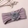 Comércio exterior Europa e Estados Unidos novos acessórios de cabelo para crianças bebê rede flor de imitação faixa de cabelo bebê elástico nylon faixa de cabeça atacado