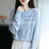 Suéter tejido retro, suave y cómodo con colores contrastantes, versátil para ventas transfronterizas, colección otoño/invierno 2025, corte holgado, nuevo cárdigan de punto jacquard