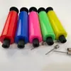 Bomba de Aire Pequeña Mini, Inflador Manual de Plástico Ecológico Nuevo Empuje Manual, Accesorios para Globos de Juguete
