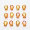 Pingente de Vidro Sinfonia 10*14mm Peixe Pequeno Pingente de Vidro Cristal Contas Soltas Acessórios para Joias Artesanais DIY Atacado