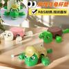 Posavasos Popular de Tortuga 3D Creativo Lindo Divertido Posavasos de Té Presionar Mirada Fija Extremidades Abiertas Posavasos Rey Ocho Juguete