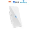 Interruptor de Pared Táctil Tuya Wifi+433 Tipo 118 Alexa Estándar de EE. UU. Estándar Australiano Estándar Brasileño Simple Neutro Fuego Universal