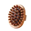 Escova de Massagem Multifuncional para Pernas, Braços, Abdômen, Desbloqueio de Meridianos, Meridianos do Corpo Inteiro, Escova com Almofada de Ar para Meridianos de Madeira de Faia