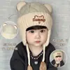 Gorro de invierno a prueba de viento para bebés, para niños y niñas, súper lindo, gorro lindo con protección para las orejas, gorro cálido para niños, gorro Lei Feng para bebés