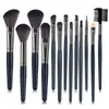 Nuevo Modelo del Fabricante en Stock: Set de 13 Brochas de Maquillaje con Mango de Plástico Negro, Herramientas de Belleza y Maquillaje, Brochas de Maquillaje al por Mayor