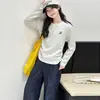 Roupas Infantis Atacado para Exportação: Blusas de Algodão para Meninas, Novo Estilo 2026, Moletom Fashionável Falso Duas Peças Infantil com Mangas Longas