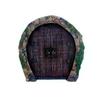 Casa de muñecas Casa de muñecas 3D tridimensional de doble capa puerta de elfo hada de jardinería enano de madera enano de madera puerta de cuento de hadas
