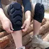 Protetores de Joelho e Cotovelo para Treinamento Pré-Serviço, Conjunto de Protetores de Pulso Anti-Colisão Espessados Táticos para Rastejamento em Pista de Obstáculos, Joelheiras Especificamente para Ajoelhar