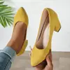 Outono 2025 Novo Suede Bico Fino Salto Grosso Slip-On Sapatos de Salto Alto Venda Direta da Fábrica Comércio Exterior Transfronteiriço Sapatos Femininos
