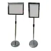 Letrero de Exhibición Vertical de Acero Inoxidable Letrero Vertical A3 Doble Cara Cartelera Exterior Letrero de Estación A4 Letrero de Almacén