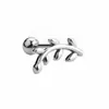 Aretes de Acero Inoxidable de Venta Caliente Transfronteriza, Pendientes de Moda y Únicos, Patas de Gato en Forma de Corazón Joyería de Piercing de Moda al por Mayor