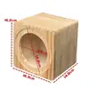 Caixa de Som Caixote Subwoofer Feito à Mão Áudio Automotivo Caseiro Caixa de Madeira Caixa Vazia Corpo de Madeira Caixa de Madeira Maciça Doméstica