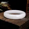 Venta al por mayor del fabricante Pulsera de Jade Blanco de Sichuan, Pulsera de Jade de Carbonato, Pulsera de Jade Blanco, Regalos de Venta para Conferencias