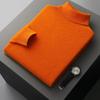Outono e Inverno puro 100 camisola de lã masculina meia gola tartaruga pullover engrossado plus size camisola de cashmere camisola masculina