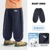 Pantalones Largos Casuales de Algodón Puro para Niños Europeos Otoño Ropa para Niños Bebé Niño Pequeño 2026 Nueva Ropa para Niños Estilo Primavera y Otoño Pantalones Modernos