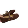 Zapatos Mary Jane Retro Franceses para Mujer, Nuevo Estilo Verano, de Una Correa Huecos Casuales Versátiles Planos de Boca Baja Estilo Birkenstock
