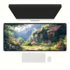 Mouse Pad Exclusivo Transfronteiriço para a Floresta Periférica, Grande, de Alta Qualidade, Espessado e Resistente a Manchas com Bordas Densas