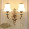 Lámpara de Pared de Cristal Estilo Europeo para Sala de Estar, Pared de Fondo de TV, Pasillo, Corredor, Escalera, Lámpara de Pared para Mesita de Noche