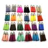 105 Colores Terciopelo Coreano Borla Gamuza Terciopelo Cuero Colgante Accesorios de Joyería de Terciopelo Coreano Borla Pequeña