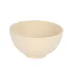 Plástico de Paja de Trigo Redondo para Tazón Hogareño para Comida Tazón para Arroz Tazón para Sopa Casero Simple Tazón para Fideos Instantáneos Tazón para Arroz Infantil Venta al por Mayor