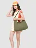 Bolsa de Ombro Casual Resistente à Água Estilo Relaxado, Bolsa Transversal Artística Xadrez Simples de Grande Capacidade, Bolsa Bolinho Versátil da Moda