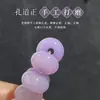 Pulseira de Contas Bodhi de Taro Roxo Duplo Círculo Contas de Ábaco Sementes de Bodhi Pulseira de Contas de Oração Budista Feita à Mão Preço de Atacado do Fabricante