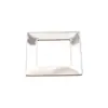 Cubierta de Brida de Acero Inoxidable Engrosada de 0.7 Cubierta Decorativa Cubierta Decorativa Plana Manija de Baño Cubierta Decorativa para Agujero Cuadrado de Mueble Cubierta de Privacidad
