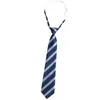 Corbata Azul Estilo Universitario jk Camisa Holgada Sin Golpes Accesorios Ropa Académica Rayada Japonesa Corbata de Lazo Mano Femenina Golpea Masculino dk