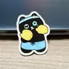 Broche Acrílico de Gatinho Desenho Animado Gato Preto Fofo Pingente para Mochila Decoração Pino Venda por Atacado Broche Pequeno Personalizado