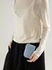 Bolso de lunares de estilo coreano, moderno y versátil, nuevo bolso de mano de moda de nicho, bolso cuadrado pequeño para mujer, minibolso estilo ins con colgante