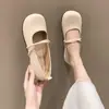 Zapatos Mary Jane populares de corte bajo para mujer, nuevo modelo otoño 2026, punta redonda suave, zapatos planos de slip-on de corte bajo estilo de noche para mujer
